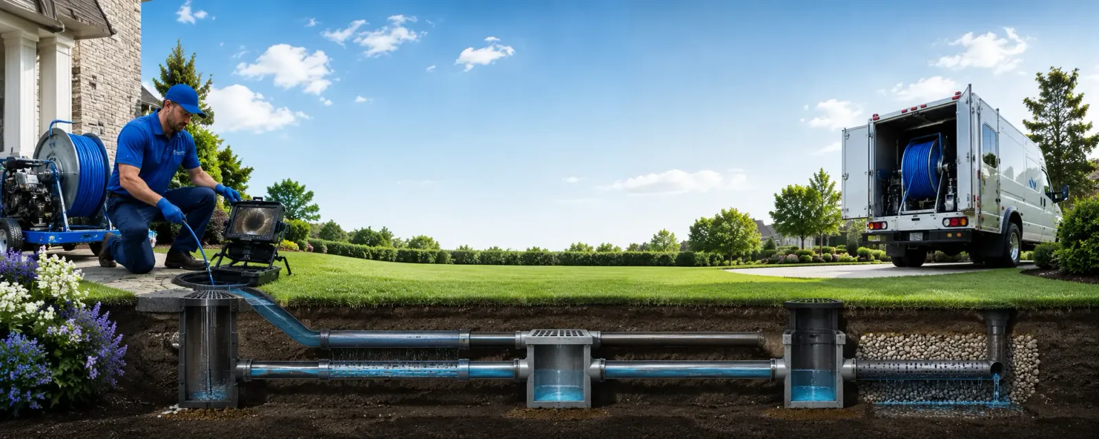 Outdoor drain cleaning information for Byars, OK
